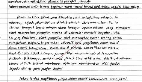 Contoh Karangan Cerita Pt3 Contoh Karangan Contoh Teks Pengucapan - Riset