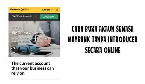 Tak Perlu Pergi Bank, Ini Cara Daftar Maybank2U Online Banking. Boleh