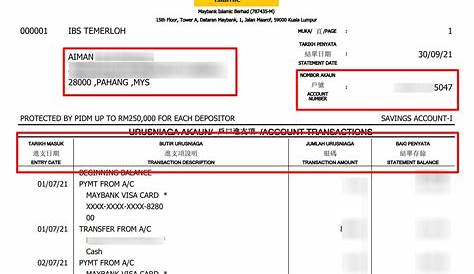 Cara Dapatkan Bank Statement Maybank Melalui Maybank2U Untuk Tahun 2021