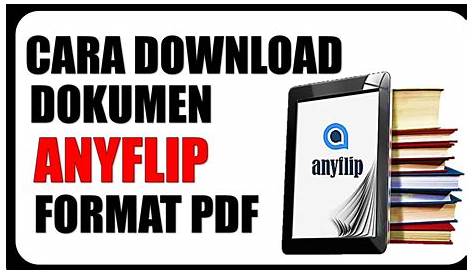 Cara Download Dokumen Anyflip Dalam Format PDF - YouTube