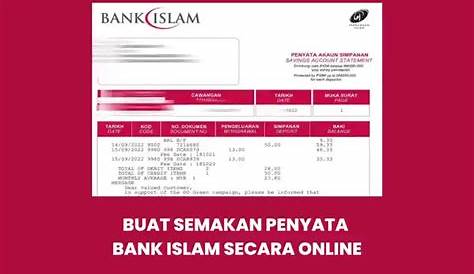 Cara Dapatkan Penyata Bank Islam - dosslert