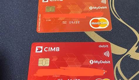 Cara Renew Debit Card CIMB Expired (Online) — Cikgu Akin