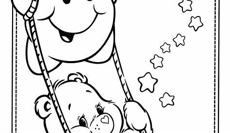 Care Bear Coloring Pages Team colors