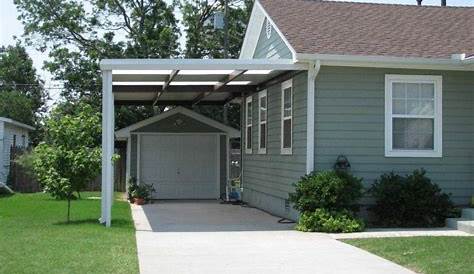 Carport Ideas Attached To House And Screen Porch Additions White Addition Before