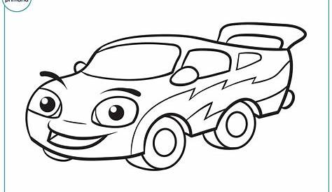 COLOREAR COCHES: DIBUJOS DE COCHES PARA COLOREAR