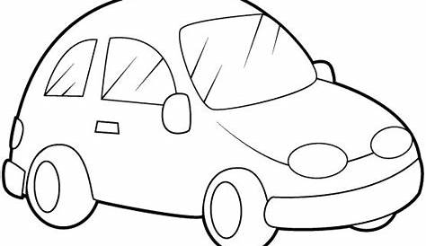 Dibujos Animados Para Niños Para Colorear De Carros - Hábitos de Niños