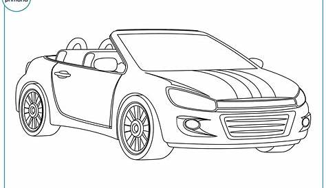 Los Dibujos Para Colorear Dibujos De Coches Y Carros Para Colorear