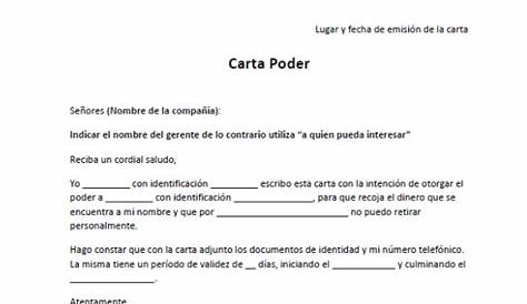 Carta Poder | PDF