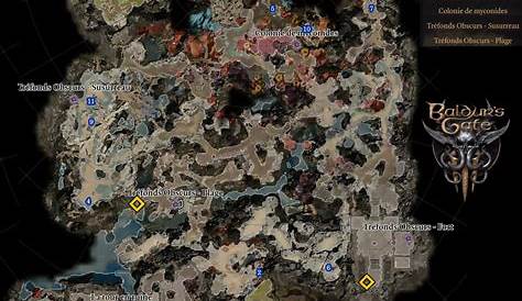 Baldur's Gate City Map Annotated : r/baldursgate