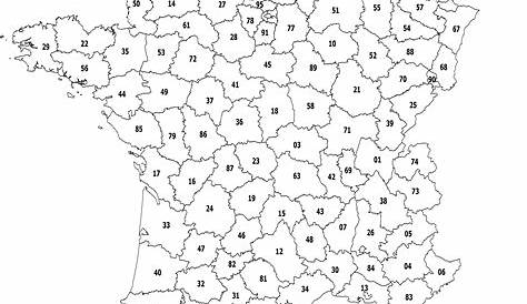 Carte De France Avec Departement A Imprimer - PrimaNYC.com