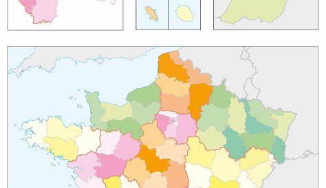 Carte de France - France carte des villes, régions, politique, routes...