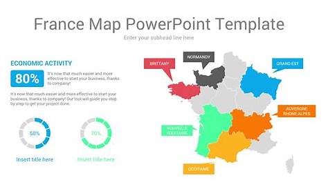 France Map for PowerPoint Template - Slidevilla