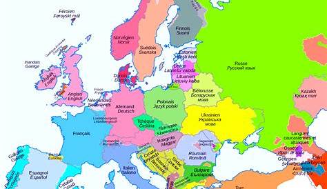 Mon blog de français: Carte des pays de l'Europe