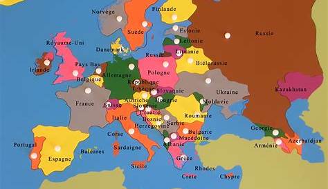 L`europe Un Continent (Evaluation). pour Apprendre Pays Europe