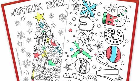 Coloriage Carte de Noël dessin gratuit à imprimer