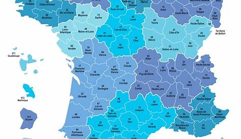 Carte De France Departements : Carte Des Départements De France avec
