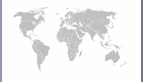 Sticker Carte du monde modifiable avec tous les pays. - PIXERS.FR