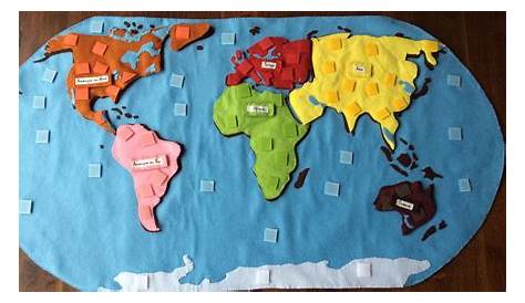 Puzzle Carte du monde – Montessori-Materiels Sté ChangeLines