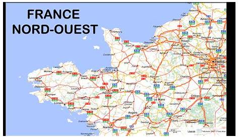 Carte de France Nord » Vacances - Guide Voyage