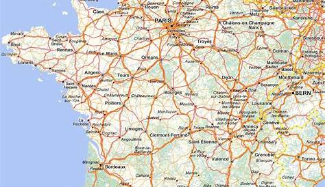 Carte de France routière - Arts et Voyages | Carte de france, Carte