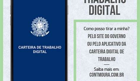 CTPS Digital: publicada a série “Perguntas Frequentes” no portal gov.br