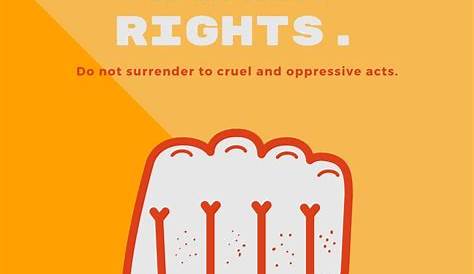 Personaliza carteles sobre Derechos Humanos