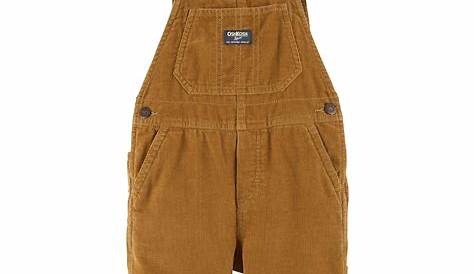 70's Boys Gray & Brown Corduroy Overalls (2) Handmade Toddler Jumpers