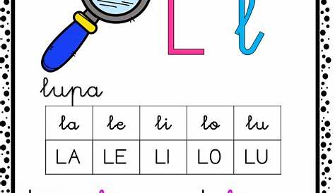 CARTILLA DE LECTURA LETRA L (6) – Imagenes Educativas