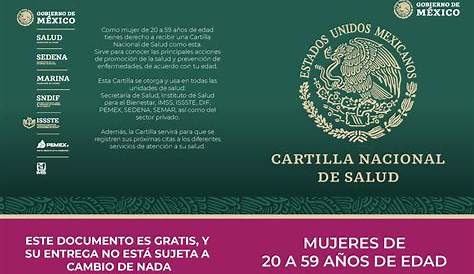 Cartilla Nacional de Salud de la Mujer