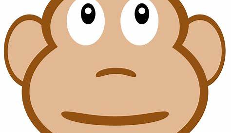 Clipart - Funny Monkey Face