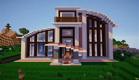 Minecraft | Como construir una casa moderna 3 - Tutorial - YouTube
