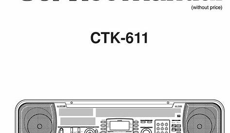 Casio Ctk 611 Manual