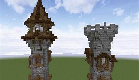 Castle Tower Roof Minecraft