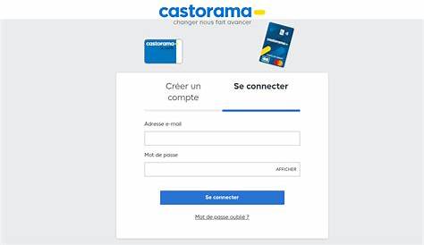 Accéder à mon compte Castorama: espace client fidélité, Créalfi