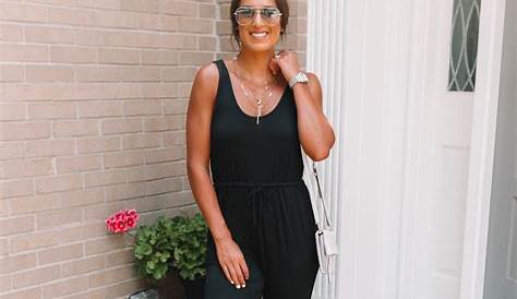 Casual Black Jumpsuit Outfit Ideas