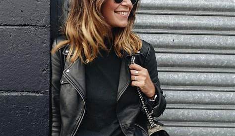 Casual Leather Skirt Outfit Ideas