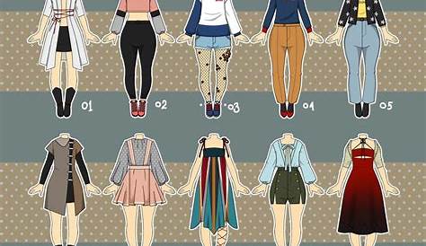 Casual Outfit Ideas Drawing