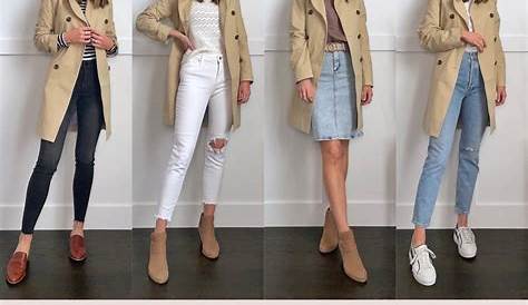 Casual Spring Outfits Trench Coat