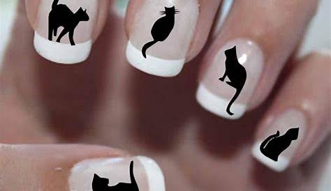 Cat Nails Acrylic Blouse Nail Art · How To Paint An Animal