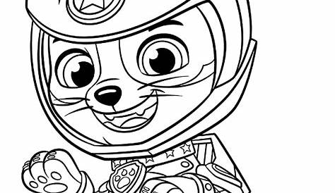 Tuck And Ella Paw Patrol Coloring Pages - Deeper