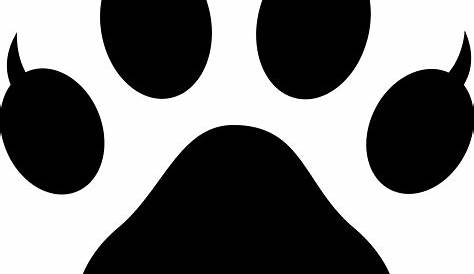 Free Dog Paw Print Outline, Download Free Dog Paw Print Outline png