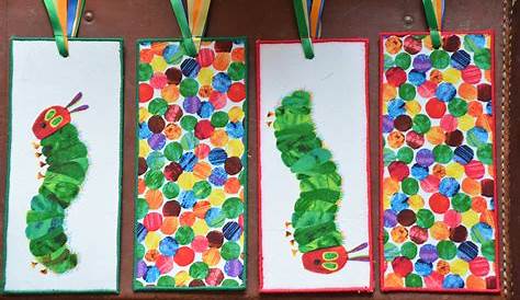 Caterpillar Bookmark Craft Easy Preschool Thumbprint Just A Little