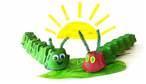 Caterpillar Craft Egg Carton Easy Kidsfive
