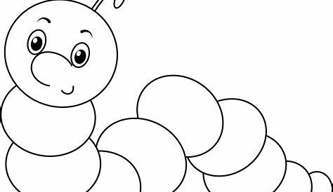 Caterpillar Template Free Printable Coloring Pages S