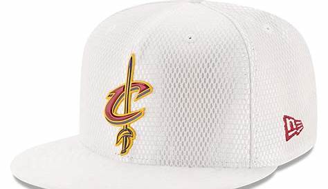 New Era Cleveland Cavaliers White 2017 Official On-Court Collection