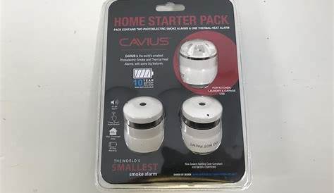 Cavius Smoke Alarm 3 Pack Imported in1 Portable (end 1/21/2016 15 PM)
