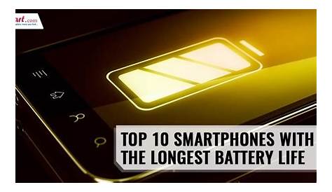 Smartphones with the Longest Battery Life