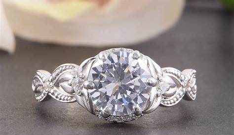 Celtic Knot Trillion Diamond Engagement Ring (1.16 ct.)