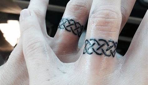 Celtic knot rings | Ring tattoo designs, Wedding finger tattoos, Ring