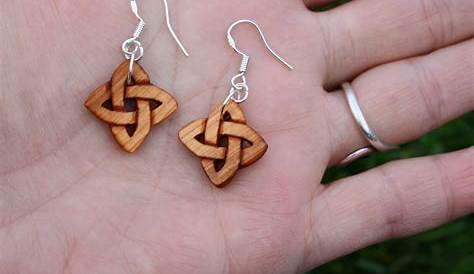 Celtic Love Knot Earrings by thejoolersdaughter on Etsy